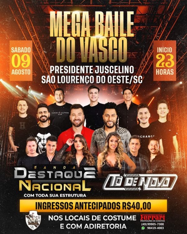 Mega baile do Vasco 09/08