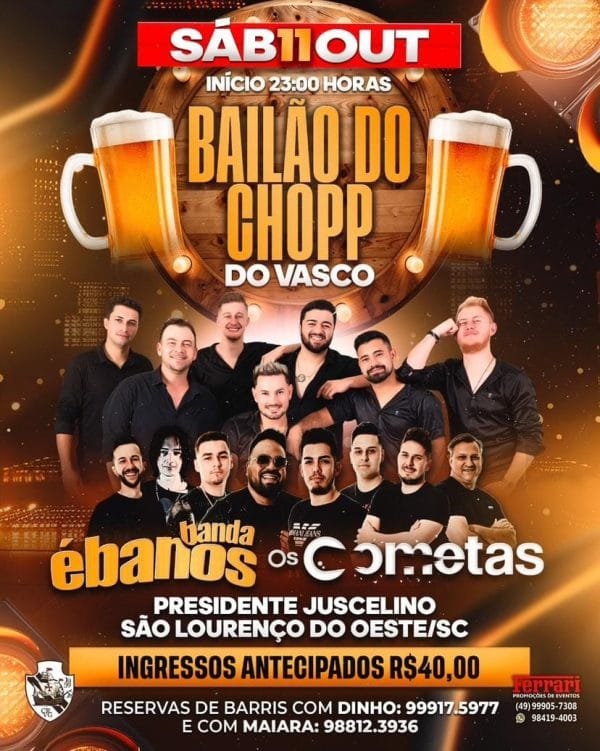 Bailão do Chopp do Vasco