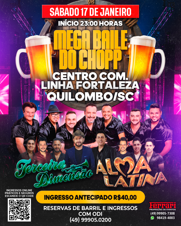 Mega baile do Chopp