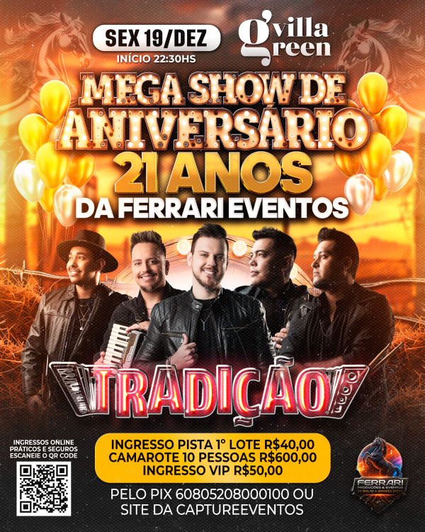 MEGA SHOW DE ANIVERSÁRIO 21 ANOS